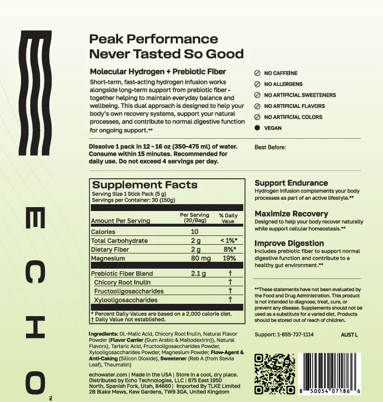 Hydrogen Prebiotic Drink Mix (30-pack) - Image 4
